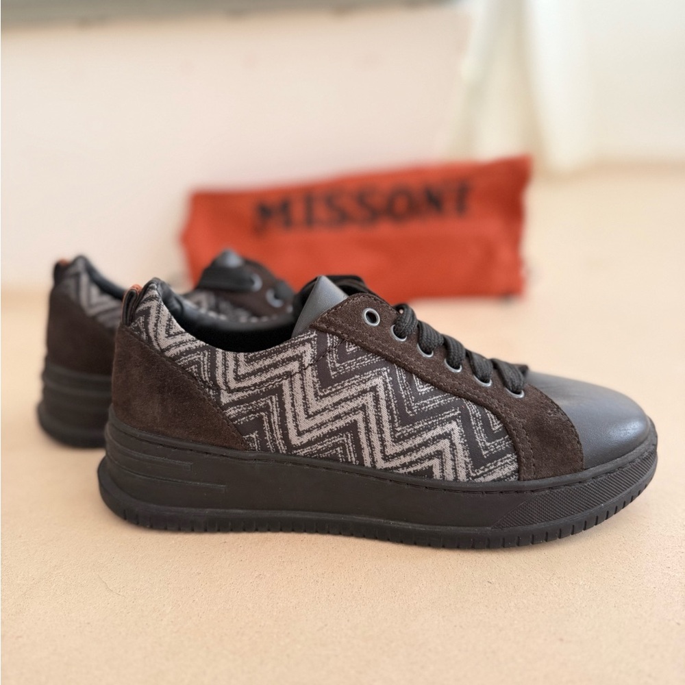 Missoni Suede Sneakers in Black